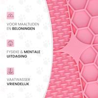 Eat Slow Live Longer Lick Mat Duo S Pink - thumbnail