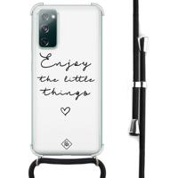 Samsung Galaxy S20 FE hoesje met koord - Enjoy life - thumbnail