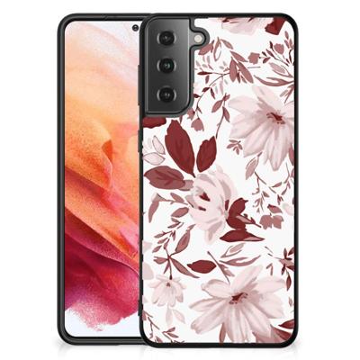 Kleurrijke Telefoonhoesje Samsung Galaxy S21 Watercolor Flowers