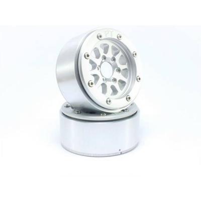 Metsafil 1:10 Crawler Velgen Gear Zilver 1 paar