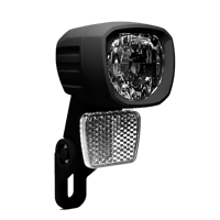 Herrmans Koplamp nordic cl3 dynamo 100 lumen - zwart - thumbnail