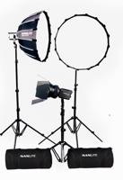 Nanlite Forza 60B II LED triple kit (w/ case, light stand, fresnel and softbox) - thumbnail