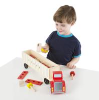 Melissa & Doug Houten Vrachtwagen Bouwset - thumbnail