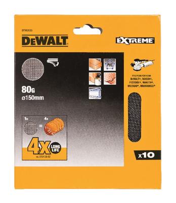 DeWALT DTM3133 Mesh Schuurgaas ø 150mm K80 VE=10