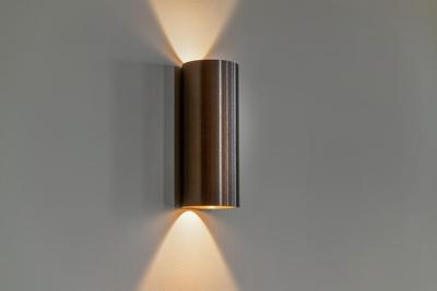 Artdelight Led wandspotBrody2 Up - Down 2-lichts bronsbruin - WL BRODY2 BG