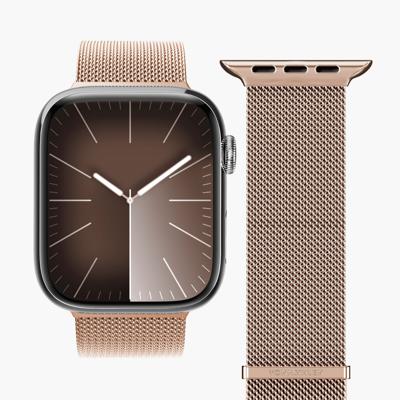 Vonmählen Milanese Loop 2 For Apple Watch 44 - 45 - 46 - 49mm One Size Rose Gold