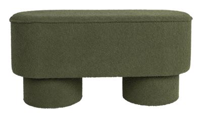 ZILT Bankje 'Lonetta' Bouclé, kleur Groen ZILT Bankje 'Lonetta' Bouclé, kleur Groen