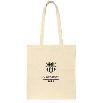 Handtas F.C. Barcelona Beige Katoen Handtas F.C. Barcelona Beige Katoen