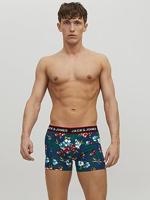 Jack & Jones Boxershorts JACFLOWER Trunks 3-pack Zwart / Navy-XXL - thumbnail