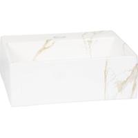 Saqu Basin fontein 33,5x29x11,5cm Carrara - thumbnail