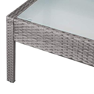 Polyrattan Tuinzitgroep 4-delig. Grijs/Antraciet Polyrattan Tuinzitgroep 4-delig. Grijs/Antraciet