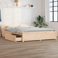 Bedframe met lades 140x200 cm - thumbnail