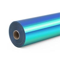 LOKLiK • permanent zelfklevend vinyl holografisch aqua blauw 30,5x90cm - thumbnail