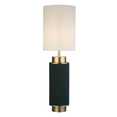 Searchlight TafellampFlask 72cm nikkel met vintage groen - EU59041AB