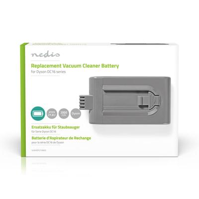 Nedis v2ahdy21v602 stofzuiger-accu li-ion 21,6 v 2 ah 43,2 wh vervanging voor dyson dc16-serie - thumbnail