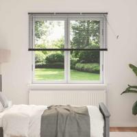 VidaXL Venetiaanse blind verstelbaar zilvergrijs 150 x 130 cm pvc - thumbnail