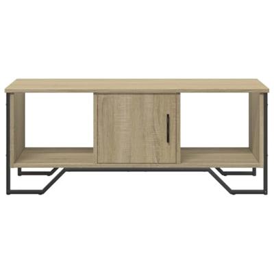 Salontafel 100x51x40 cm bewerkt hout sonoma eikenkleurig