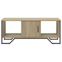Salontafel 100x51x40 cm bewerkt hout sonoma eikenkleurig - thumbnail