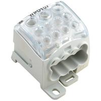 Weidmüller 1562220000 Verdeelblok Schroeven Grijs, Transparant 1 stuk(s) - thumbnail