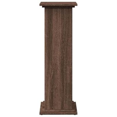VidaXL Sokkel met opbergruimte 31x30x90 cm bewerkt hout bruin eiken