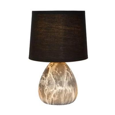 Lucide MARMO - Tafellamp - Ø 16 cm - 1xE14 - Zwart