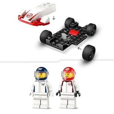 LEGO CITY F1 Williams Racing en Haas F1 racewagens 60464 - thumbnail