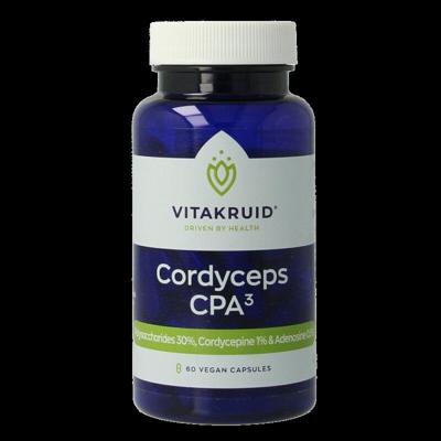 Cordyceps CPA3 mycelium extract 12:1 60 Vegetarische capsules