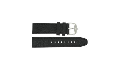 Horlogeband Swiss Military Hanowa 06-4224.04.007 Leder Zwart 22mm Horlogeband Swiss Military Hanowa 06-4224.04.007 Leder Zwart 22mm