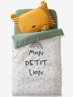 Dekbed baby Mon petit lion ivoor met print / groen - thumbnail