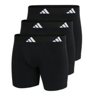Adidas Boxershorts flex cotton lang 3-pack zwart - thumbnail