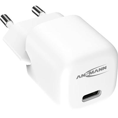 Ansmann HC120PD-mini USB-oplader 20 W 1x USB-C Wit Binnen Ansmann HC120PD-mini USB-oplader 20 W 1x USB-C Wit Binnen