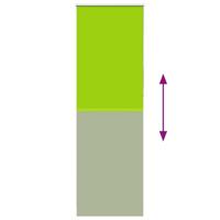 VidaXL Rolgordijn verduisterend 85x210cm stofbreedte 80,7 cm polyester - thumbnail