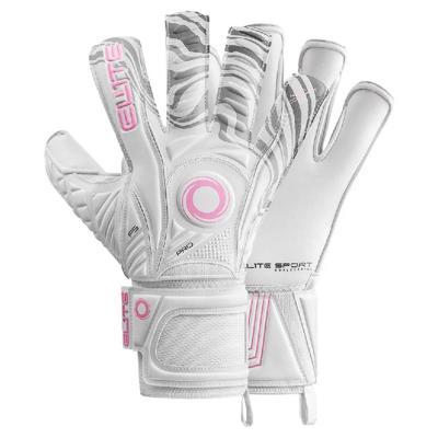 Elite Sport Fluir Keepershandschoenen Wit Roze