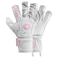 Elite Sport Fluir Keepershandschoenen Wit Roze - thumbnail