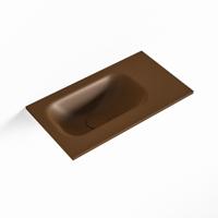 MONDIAZ EDEN Rust solid surface inleg wastafel voor toiletmeubel 40cm. Positie wasbak links - thumbnail