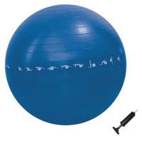 Gymbal RS Sports anti burst 65cm met pomp blauw - thumbnail