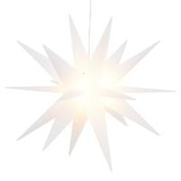 VidaXL Kerstlampen met led's 3 st inklapbaar 57 cm wit - thumbnail