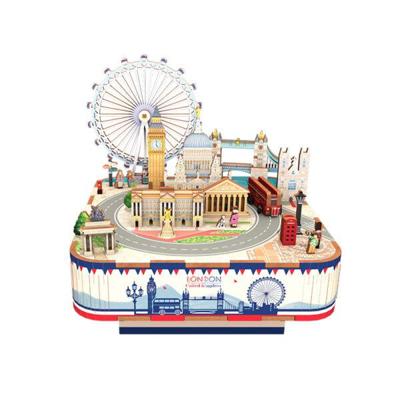 Tone-Cheer muziekdoosje Londen DIY Modelbouw Knutselen Tone-Cheer muziekdoosje Londen DIY Modelbouw Knutselen