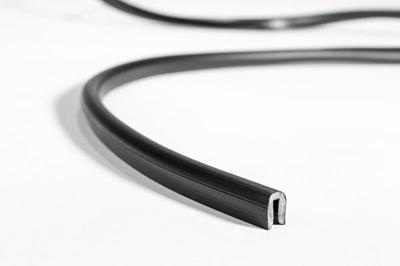 HellermannTyton RA1-PVC-BK-75M Stootrand PVC Zwart per meter HellermannTyton RA1-PVC-BK-75M Stootrand PVC Zwart per meter