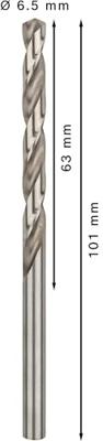 Bosch Accessoires Metaalboren HSS-G, Standard 6,5 x 63 x 101 mm 10st - 2608595068 Bosch Accessoires Metaalboren HSS-G, Standard 6,5 x 63 x 101 mm 10st - 2608595068