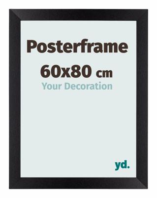 Posterlijst 60x80cm Zwart Mat MDF Parma Posterlijst 60x80cm Zwart Mat MDF Parma