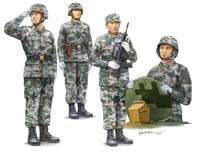 Trumpeter 1/35 PLA Tank Crew - thumbnail