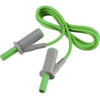 VOLTCRAFT MSB-501 Veiligheidsmeetsnoer Banaanstekker 4 mm Banaanstekker 4 mm 1.00 m Groen 1 stuk(s) - thumbnail