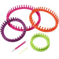 Creativ Company Knitting loom, d 12-17-22-27 cm, 1 set - thumbnail