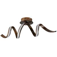 Searchlight Led plafondlampRibbon antiek bruin - 2814RU - thumbnail