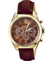 Horlogeband Fossil BQ3055 Leder Bruin 18mm - thumbnail