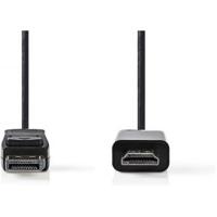Nedis CCGP37100BK10 video kabel adapter 1 m DisplayPort HDMI Zwart - thumbnail