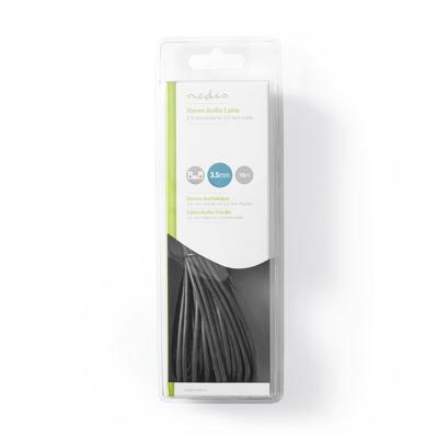 Stereo-Audiokabel | 3,5 mm Male - 3,5 mm Male | 10 m | Zwart [CAGB22000BK100]
