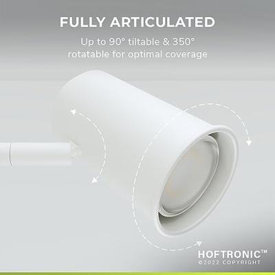 Riga - LED Tafellamp - 4 Watt 345 Lumen - 4000K Neutraal wit- Kantelbaar en Draaibaar - Ingebouwde snoerdimmer - Bureaulamp - GU10 - IP20 voor binnen - Wit Riga - LED Tafellamp - 4 Watt 345 Lumen - 4000K Neutraal wit- Kantelbaar en Draaibaar - Ingebouwde snoerdimmer - Bureaulamp - GU10 - IP20 voor binnen - Wit