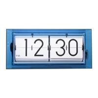 NeXtime NE-5209BL Tafel/wandklok Big Flip 36x16.7x8.5cm Acryl Blauw - thumbnail